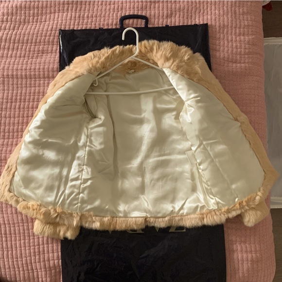 Genuine rabbit fur coat/jacket - Picture 3 of 4